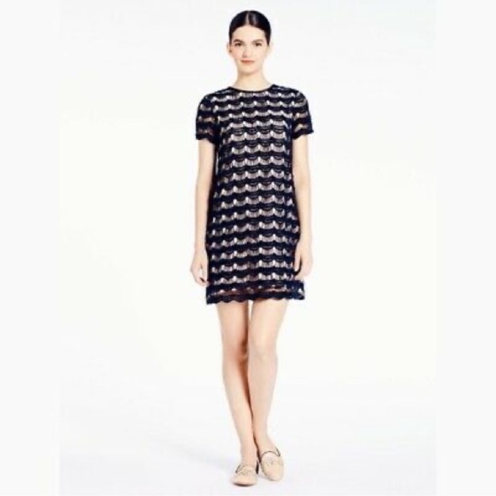 🌸Kate Spade🌸 Cotton Crochet Dress
black Sz4 NWT